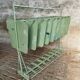 Porte-manteau industriel, porte-robe XXL vert