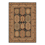 Beige and black Persian rug AJNA - Wool