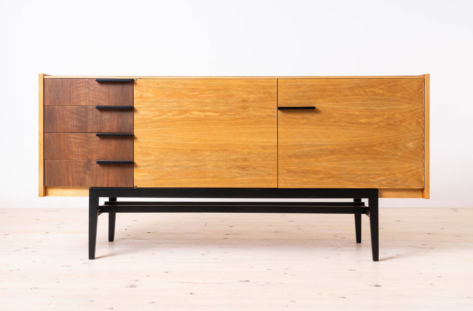Vintage Midcentury Sideboard by Frantisek Mezulanik, Up Zavody, 1960s