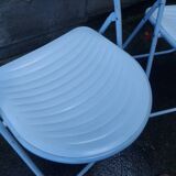 Two 80's folding chairs studio gp