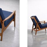 Vintage Mid-Century Australian Modern Teak Sofa & Armchairs by Parker Furniture