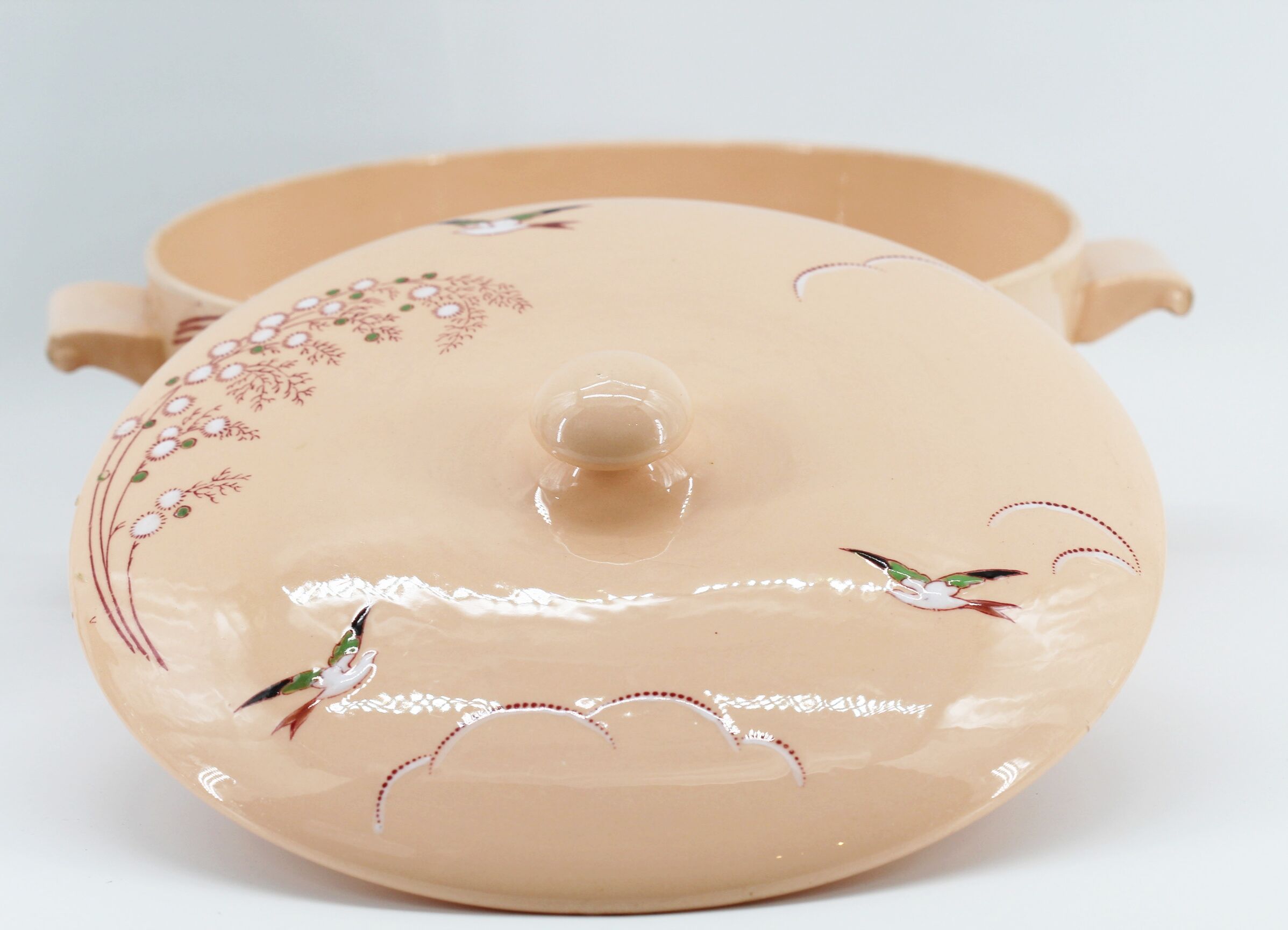 Ancien plat Longwy briey