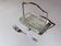 Antique Butter Dish & Knife, Silver Crystal Butter Dish Decorative Table Ware