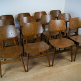 Mid-Century Chairs from Thonet, 1950s, Set of 12