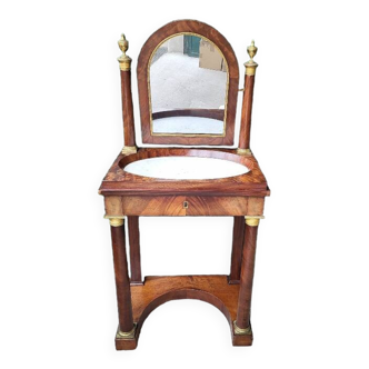 Small empire period psyche dressing table