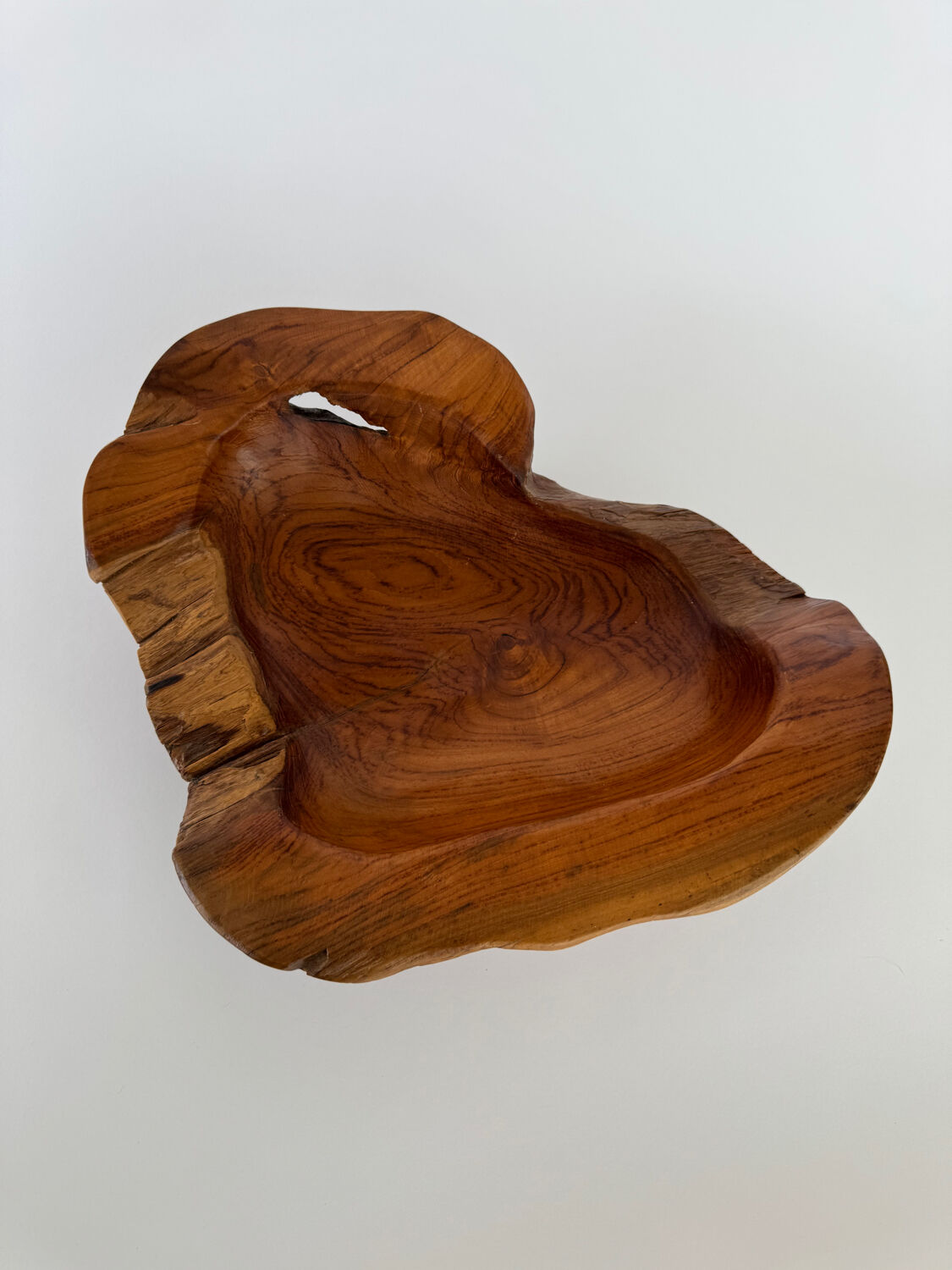 Organic Handcarved Large Teak Root Bowl