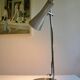 Brushed aluminium and chrome metal desk lamp 70's 1970