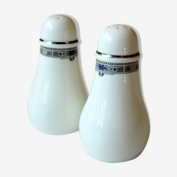 Ceramic salt and papper shaker, vintage