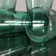 5 anciens verres vintage vert émeraude
