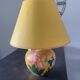 Antique ceramic lamp signed Louis Drimmer – original shade