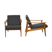 Pair of Scandinavian armchairs, 1960s