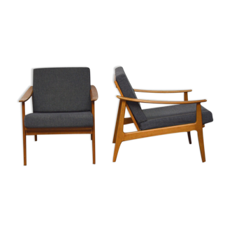 Paire de fauteuils scandinaves, 1960s