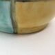 Painted opaline vase
