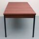 Table à manger extensible des années 60 en teck et métal