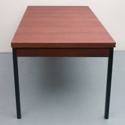 Table à manger extensible des années 60 en teck et métal