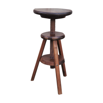 Tabouret de piano réglable, années 1920