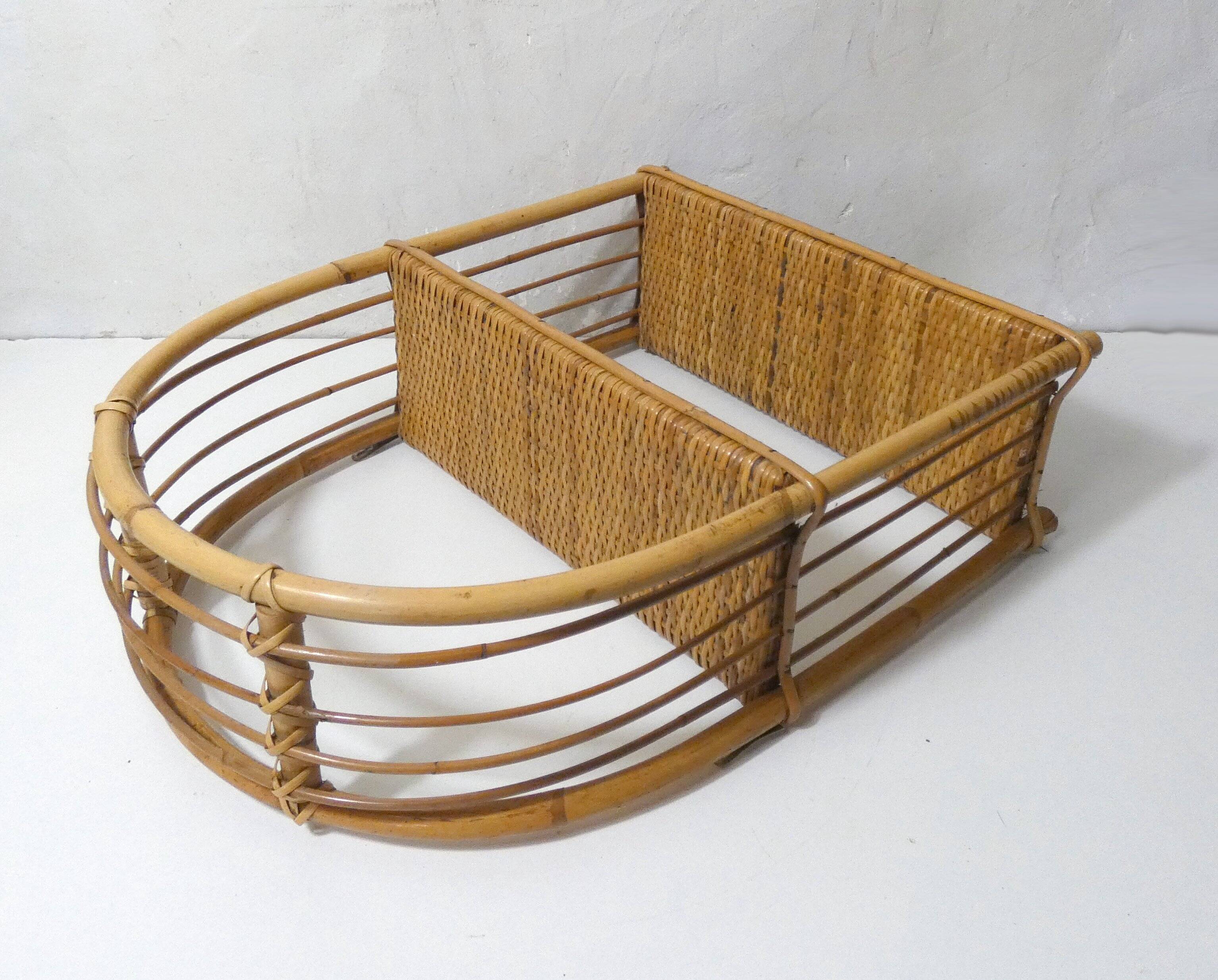 rattan shelf