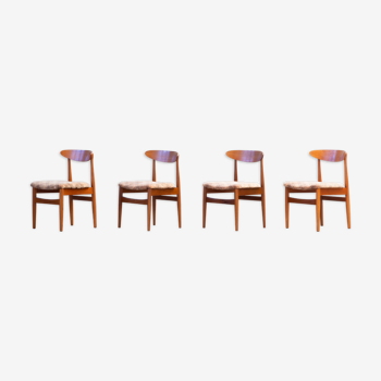 4 Scandinavian chairs 1960