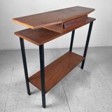 Vintage teak console Italy 1960