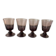 Verres à pied bullés