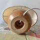 Small vintage side lamp - turned wooden ball