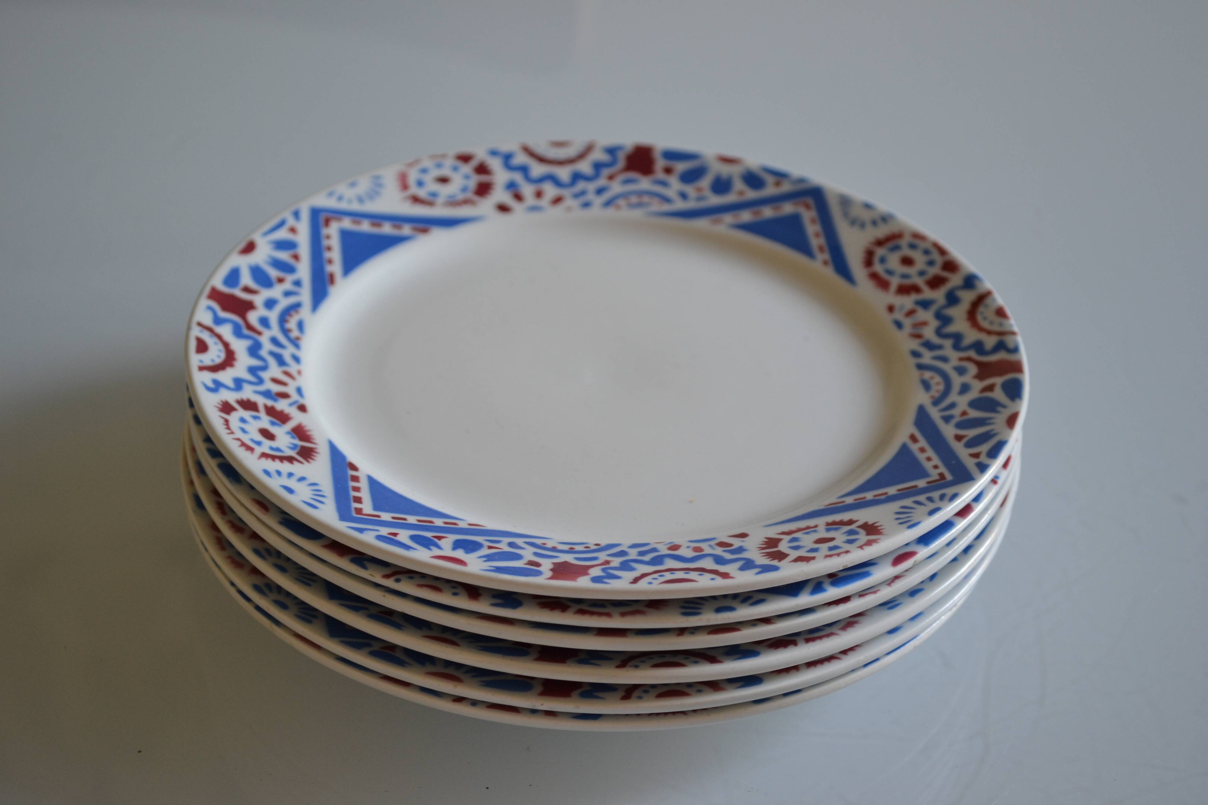 Sarreguemines Tabriz Set of 6 dessert plates