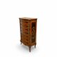 Wooden bedroom suite with inlays in mid-century Italian style, by Pacifici Prete, Rome.