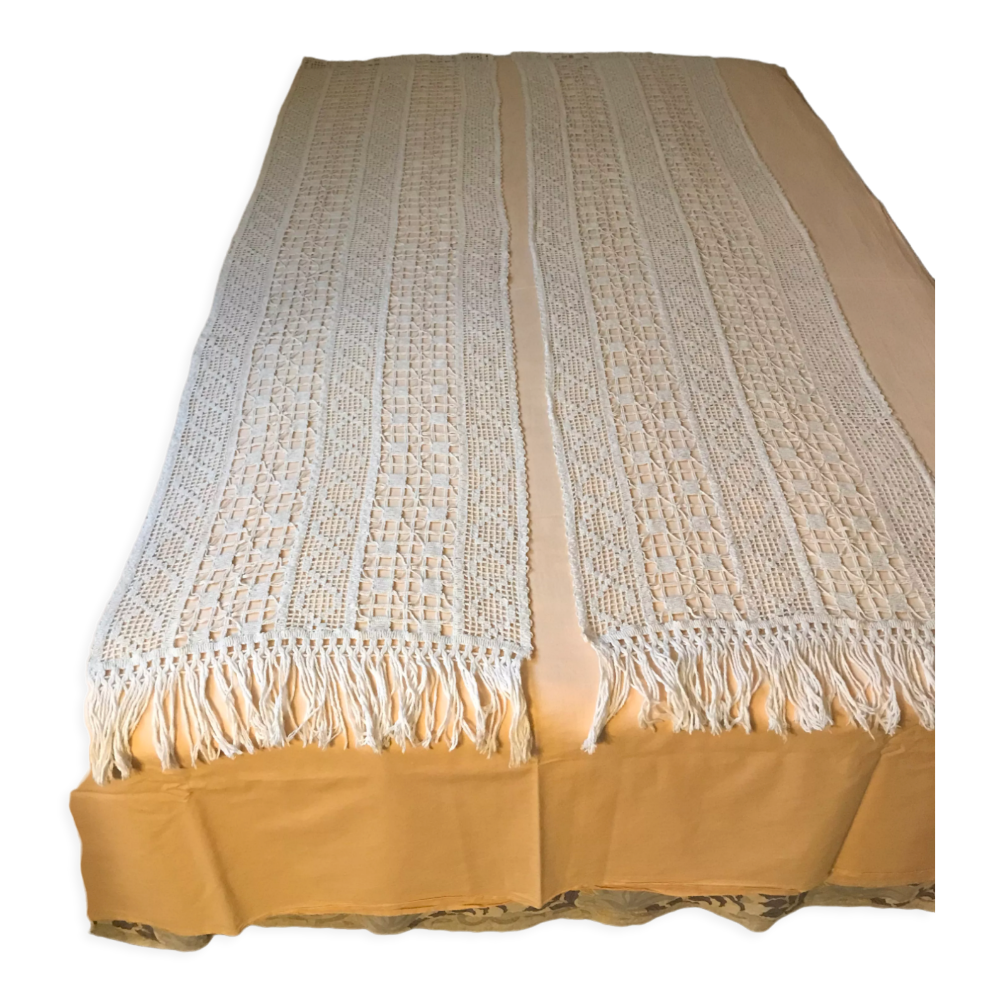 Crochet tablecloth