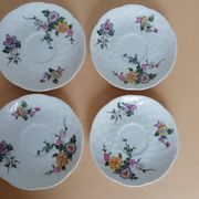 Bernardaud coffee service Limoges birds flowers