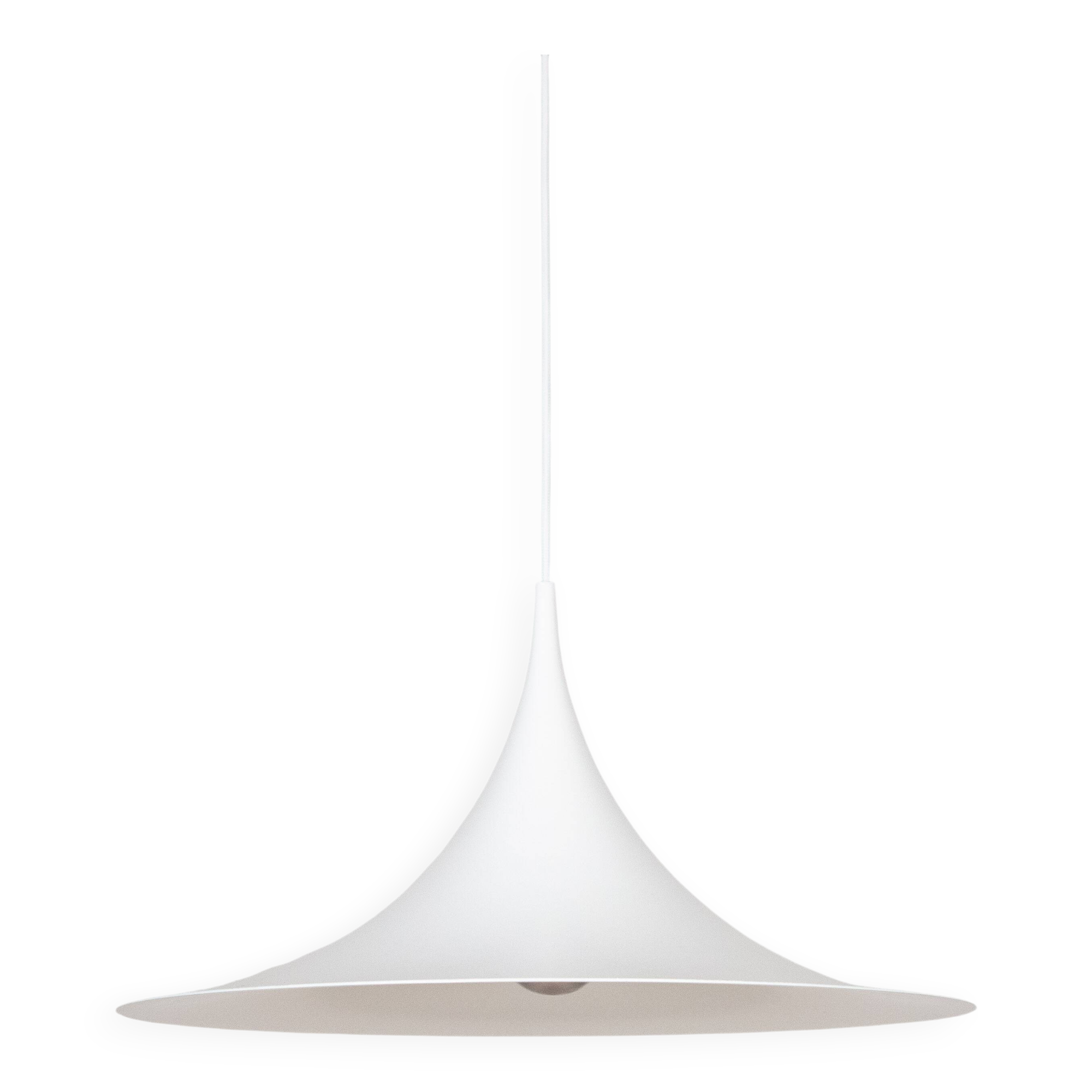 Danish vintage pendant lamp Semi by Bonderup and Thorup, 1968