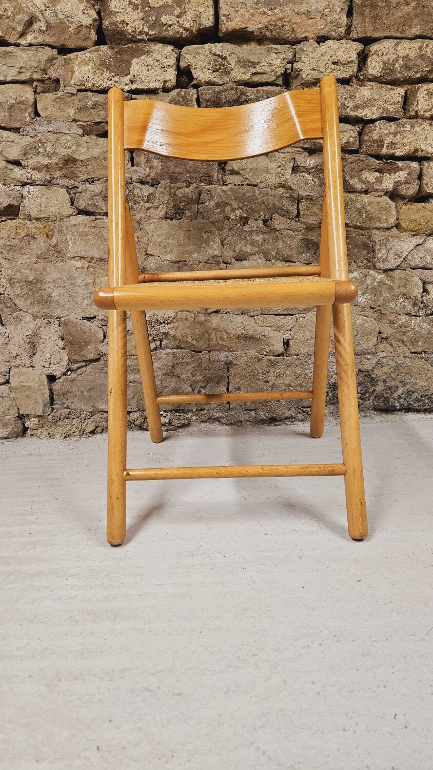 Folding cane chair from 1980