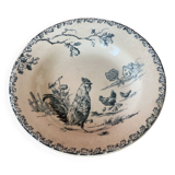 Gien porcelain soup plate