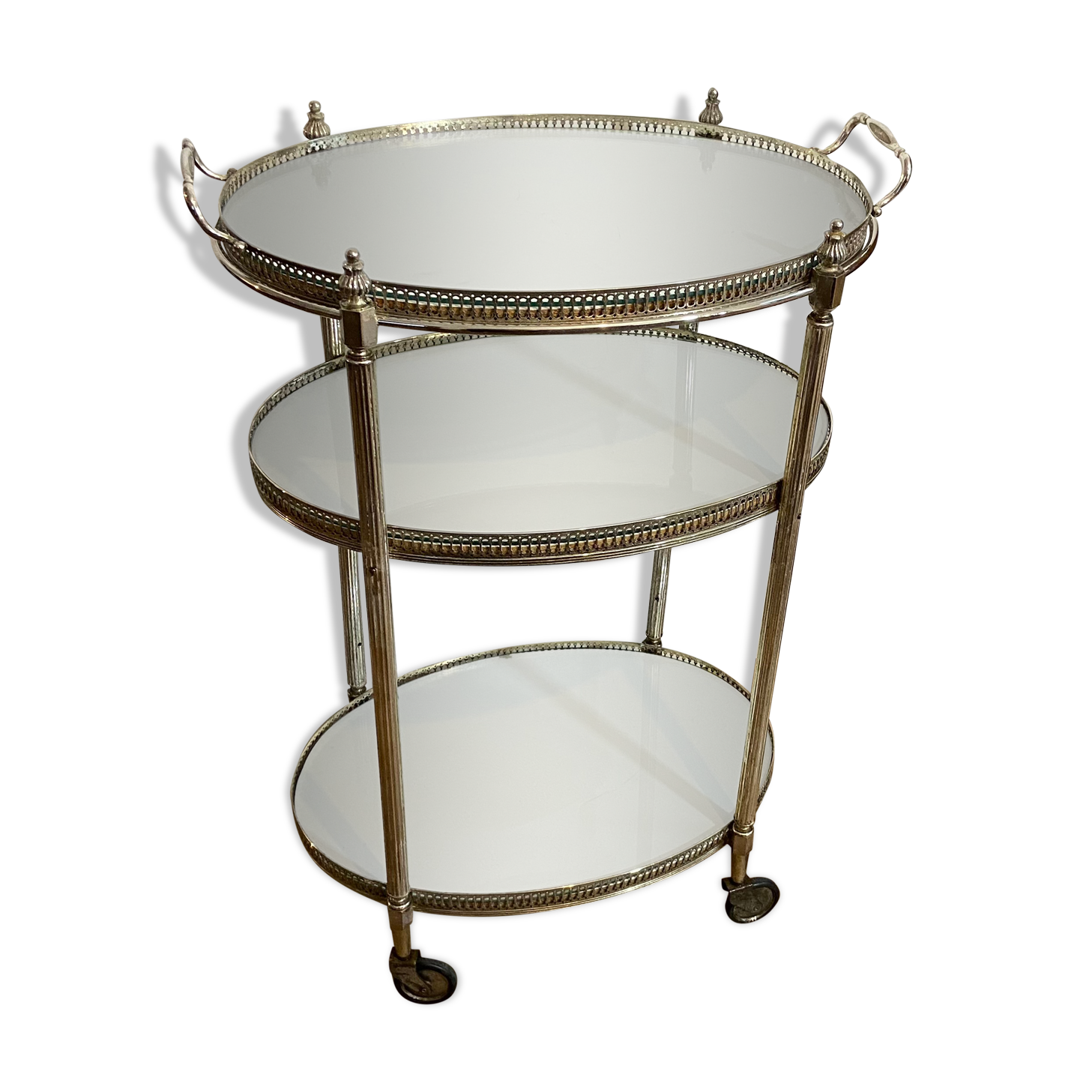 Oval roller serving table 1960/70