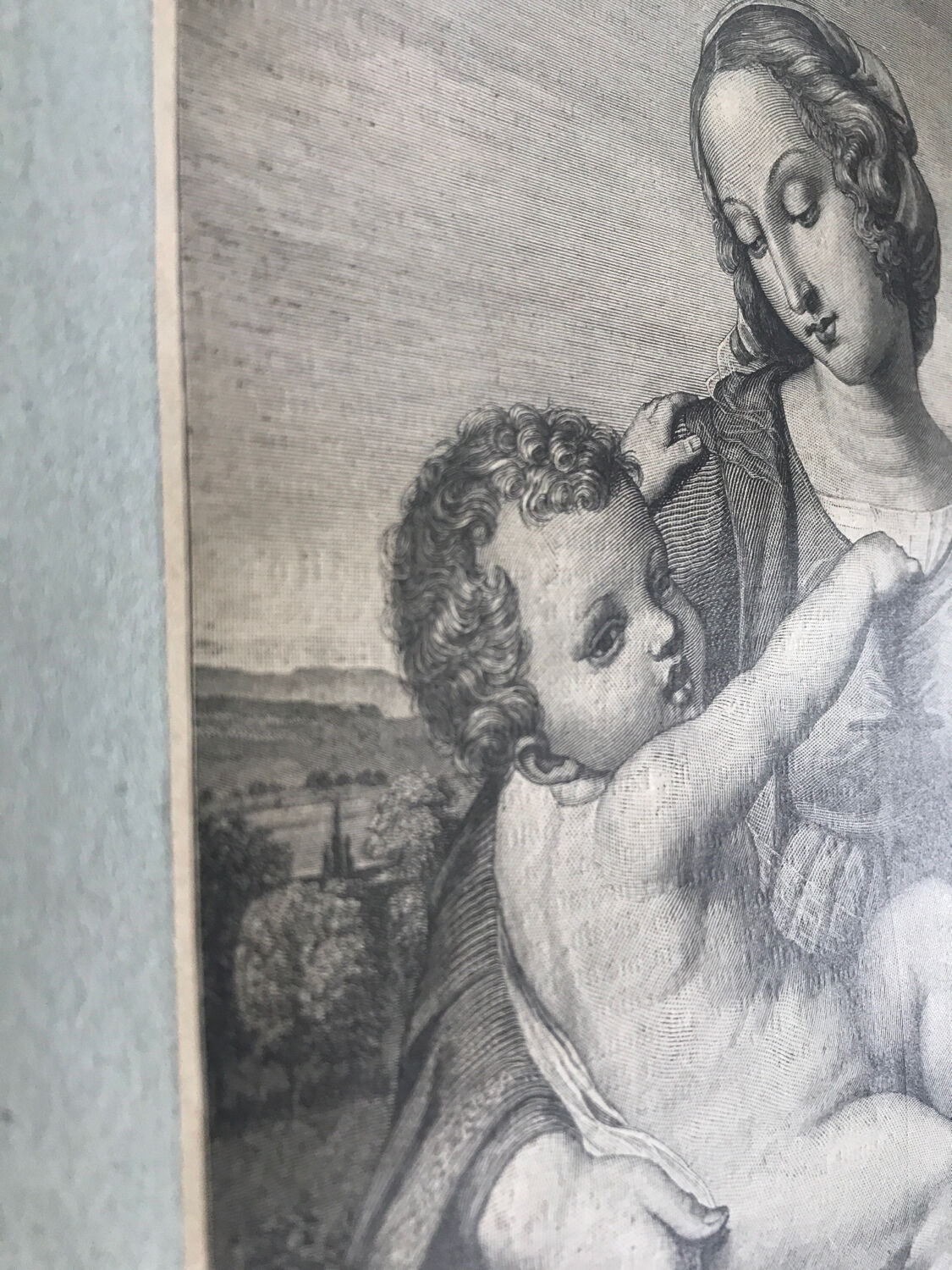 Gravure vintage originale