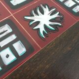 Table basse ronde modulable Guillerme et Chambron en chêne massif céramique