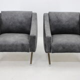 Paire de fauteuils design italien des années 1970