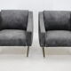 1970s pair of italian design armchairs