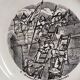 Six speaking dessert plates from Choisy-le-Roi