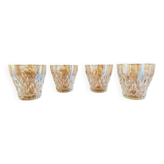 Ensemble de 4 verres vintage par Vereco