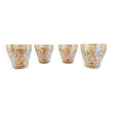 Ensemble de 4 verres vintage par Vereco