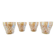 Ensemble de 4 verres vintage par Vereco