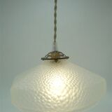 Satin glass pendant lamp