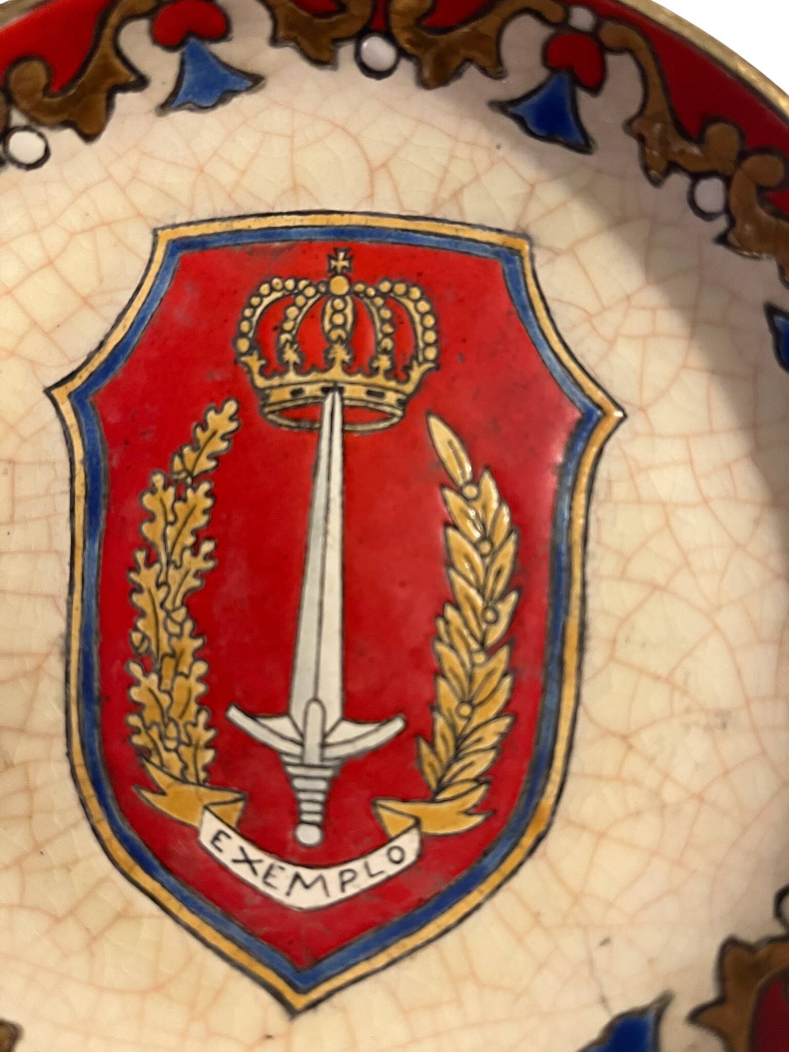 Vide-poche, coupelle en émaux de Longwy, XXème s.