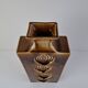 Mid Century Czech Brown Ceramic Vase Ditmar Urbach, 1960's.