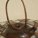 Signed vintage sandstone teapot