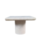 Travertine table, Italy, 1980s