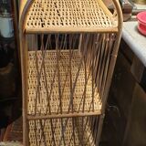 Mini rattan shelf