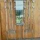 Art deco wall-mounted coat rack