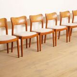 6 x dining chair | John Mortensen | Niels Koefoed | Model Ole | Teak