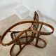 Set of 2 rattan lounge chairs armchairs Italian design from the 60s vintage rattan
